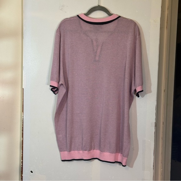 New Prestige Original CMK-190A Short Sleeve 3 Button Polo Shirt Pink | Size 3XL - Picture 7 of 11